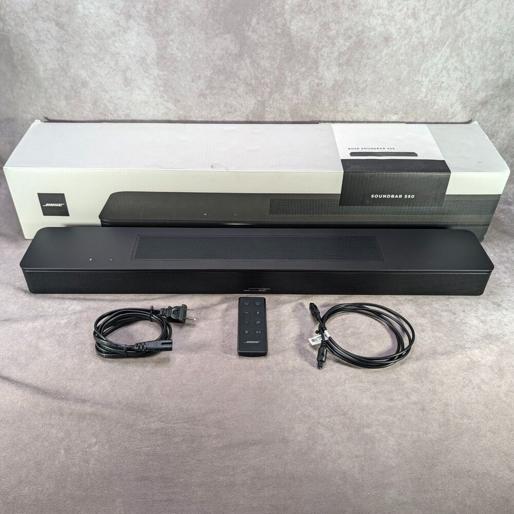 Bose Soundbar 550 Smart TV Speaker Dolby Atmos Bluetooth WiFi Box Remote Cable